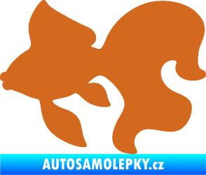 Samolepka Ryba 019 levá závojnatka oříšková