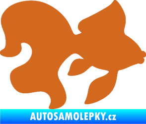 Samolepka Ryba 019 pravá závojnatka oříšková