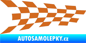 Samolepka Šachovnice 024 oříšková