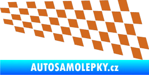 Samolepka Šachovnice 033 oříšková
