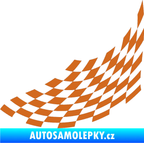 Samolepka Šachovnice 039 oříšková