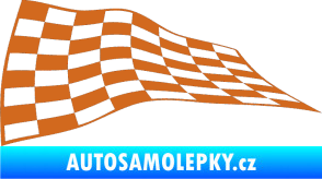 Samolepka Šachovnice 050 oříšková