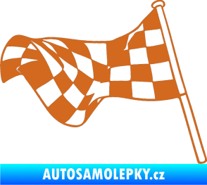 Samolepka Šachovnice 052 oříšková