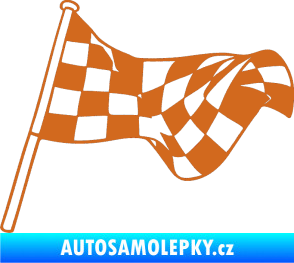 Samolepka Šachovnice 053 oříšková