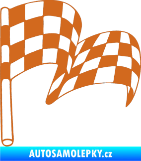Samolepka Šachovnice 054 oříšková