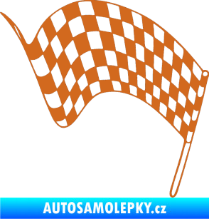 Samolepka Šachovnice 071 oříšková