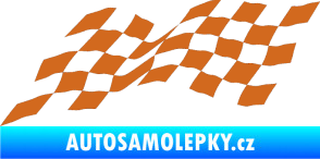 Samolepka Šachovnice 075 oříšková