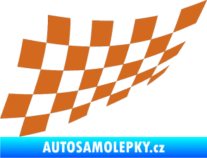 Samolepka Šachovnice 080 oříšková