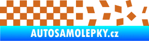 Samolepka Šachovnice 082 oříšková