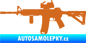 Samolepka Samopal 003 levá oříšková