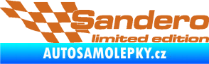 Samolepka Sandero limited edition levá oříšková