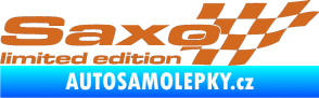 Samolepka Saxo limited edition pravá oříšková