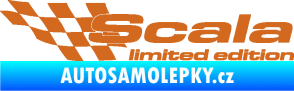 Samolepka Scala limited edition levá oříšková
