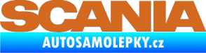 Samolepka Scania oříšková