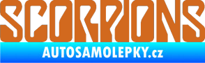 Samolepka Scorpions oříšková