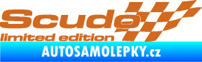 Samolepka Scudo limited edition pravá oříšková