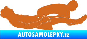 Samolepka Sexy siluety 029 oříšková