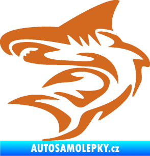 Samolepka Shark 002 levá oříšková