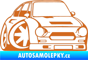 Samolepka Škoda 110r karikatura pravá oříšková