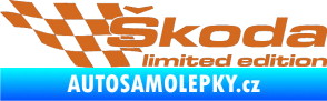 Samolepka Škoda limited edition levá oříšková