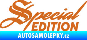 Samolepka Special edition 004 oříšková