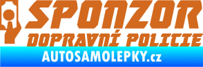 Samolepka Sponzor dopravní policie 004 oříšková