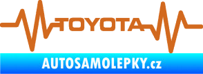 Samolepka Srdeční tep 022 toyota oříšková