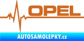 Samolepka Srdeční tep 036 pravá Opel oříšková
