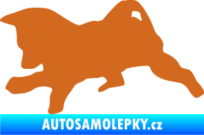 Samolepka Štěňátko 002 levá německý ovčák oříšková