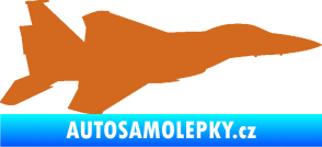 Samolepka Stíhací letoun 006 pravá oříšková