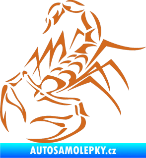 Samolepka Štír 017 levá oříšková