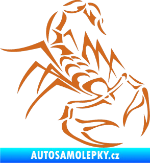 Samolepka Štír 017 pravá oříšková