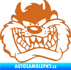 Samolepka Tazman zubatej levá oříšková
