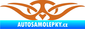 Samolepka Tetování 128 oříšková