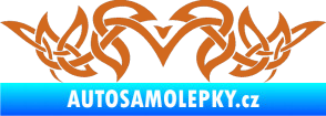 Samolepka Tetování 152 oříšková