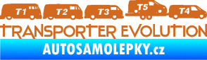 Samolepka Transporter evolution - pravá oříšková