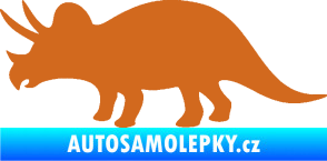 Samolepka Triceratops 001 levá oříšková
