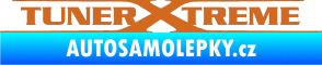 Samolepka Tuner extreme plny oříšková