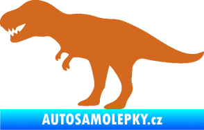 Samolepka Tyrannosaurus Rex 001 levá oříšková