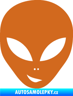 Samolepka UFO 003 levá oříšková