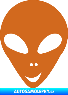Samolepka UFO 004 levá oříšková