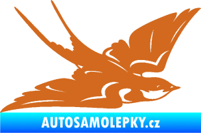 Samolepka Vlaštovka 002 pravá oříšková