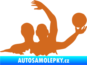 Samolepka Vodní pólo 001 pravá oříšková