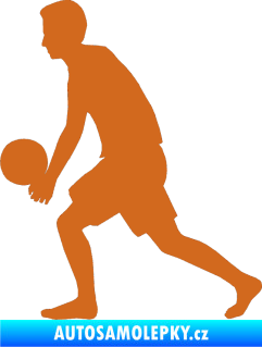 Samolepka Voleybal 014 levá oříšková