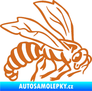 Samolepka Vosa 003 pravá oříšková