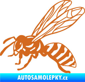 Samolepka Vosa 006 levá oříšková
