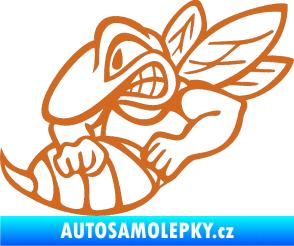 Samolepka Vosa levá oříšková