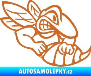 Samolepka Vosa pravá oříšková