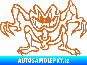 Samolepka Žabák pravá oříšková