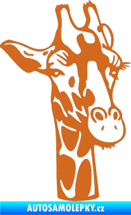 Samolepka Žirafa 001 pravá oříšková